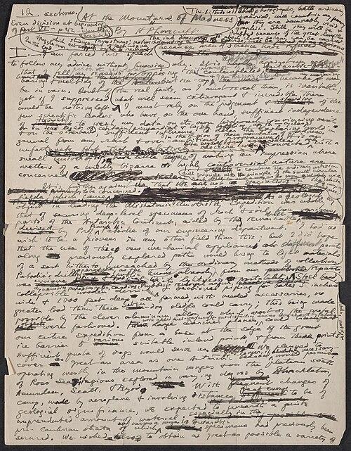 At the Mountains of Madness